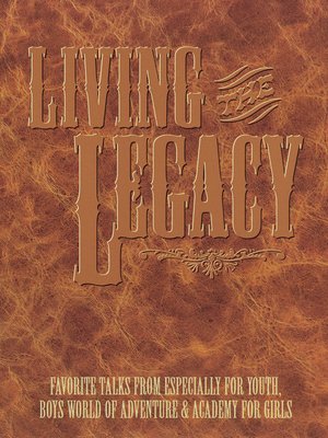 cover image of Living the Legacy: Especially for Youth 1996